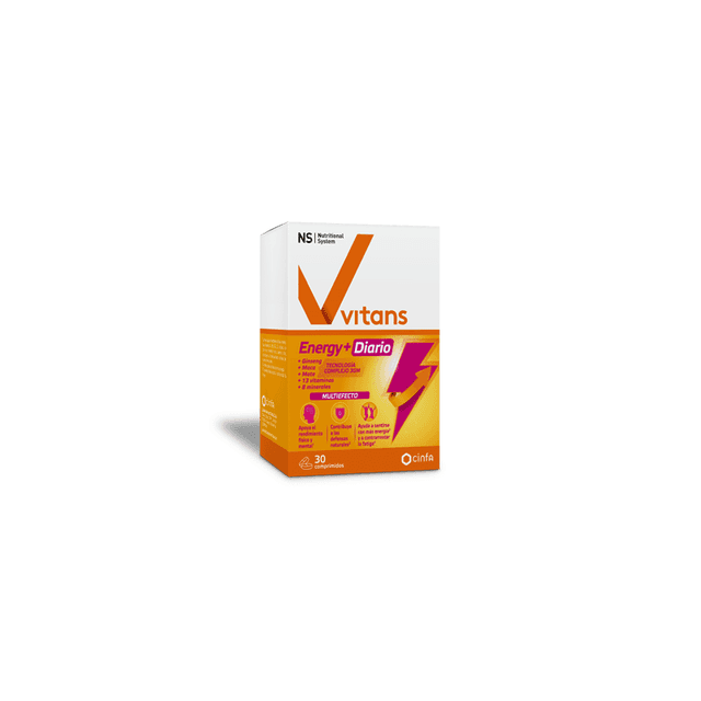 NS Vitans Energy Diario 30 Comprimidos