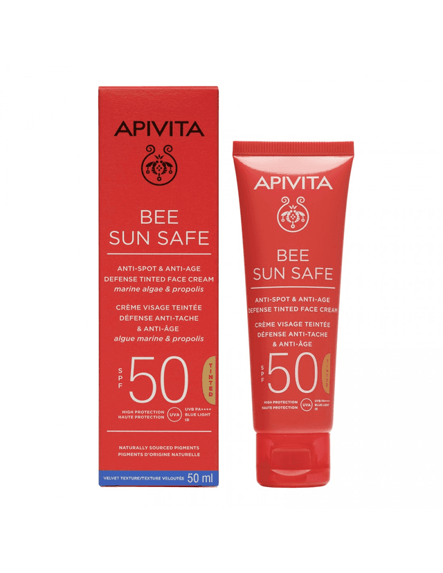 Apivita Crema Antiedad Antimanchas SPF50 Color 50ml