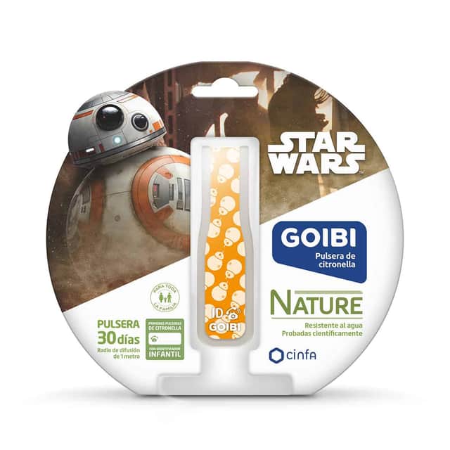 Goibi Nature Pulsera Citronela Star Wars BB8 1 unidad