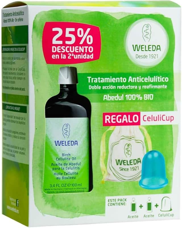 Weleda Tratamiento Anticelulítico Pack Doble (Aceite + Celuli Cup)