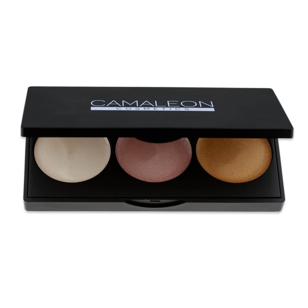 Camaleon Cosmetics Paleta 3 Iluminadores