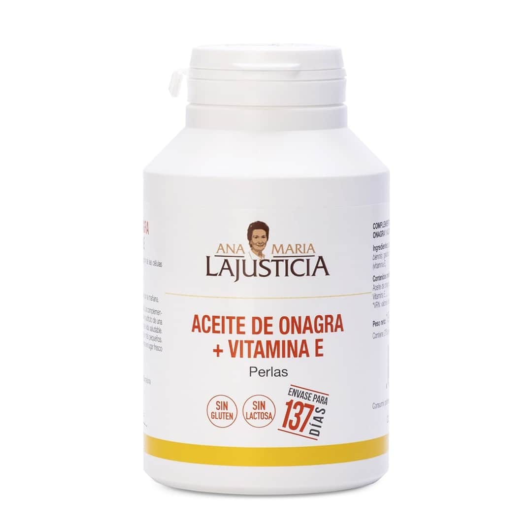 Ana María Lajusticia Aceite de onagra + vitamina E 275 perlas
