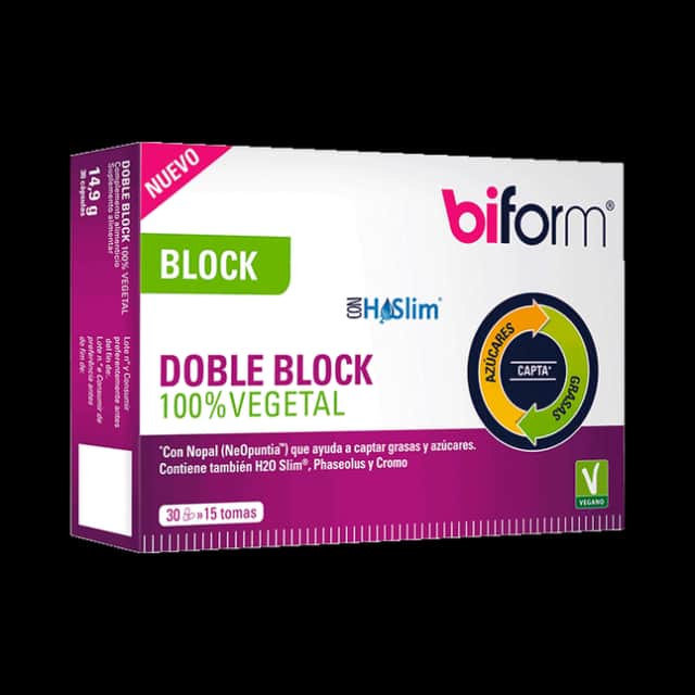 Biform Doble Block Vegetal 30 cápsulas