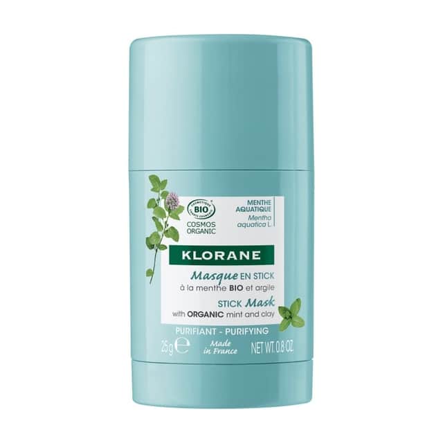 Klorane Mascarilla en Stick a la Menta Acuatica BIO y Arcilla Blanca 25g