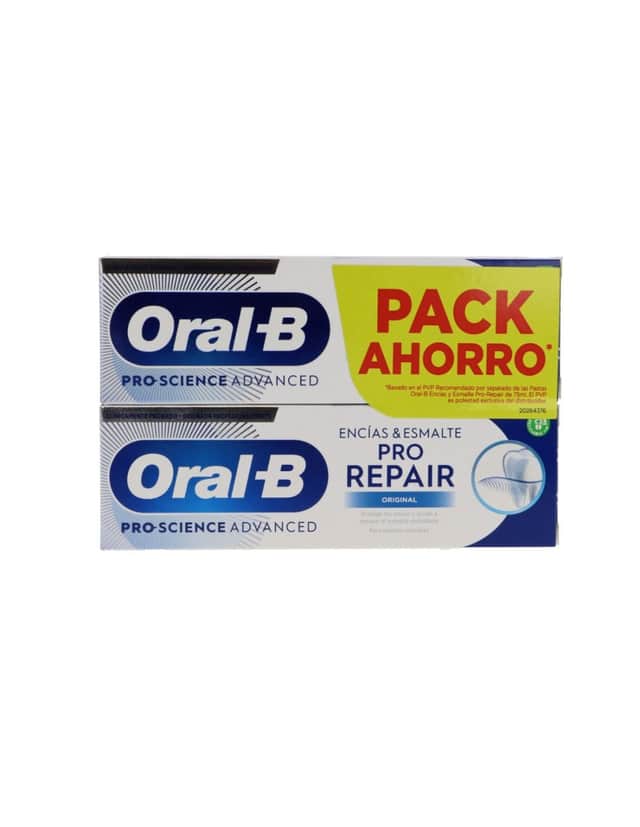 ORAL-B Encías Esmalte Repair Blanq Duplo Pasta 2x75ml