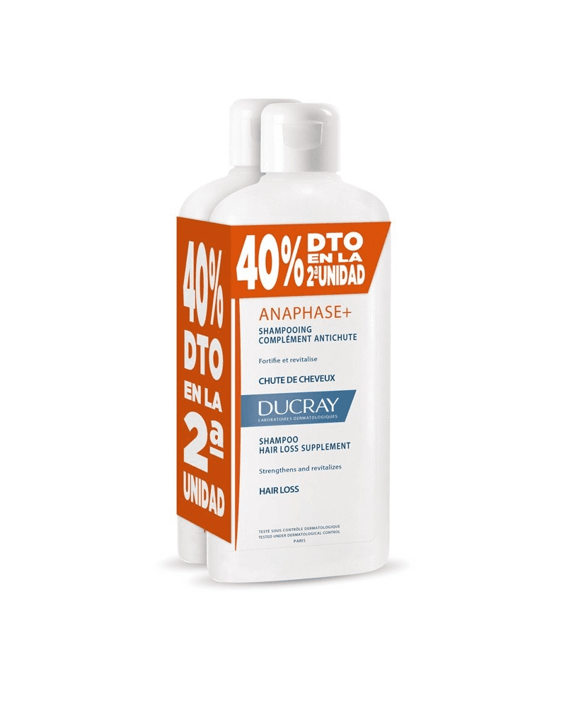 Ducray Anaphase+ Champú 2x400ml