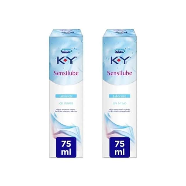 Durex Sensilube KY Gel Íntimo Hidratante Pack Duplo 2x75ml