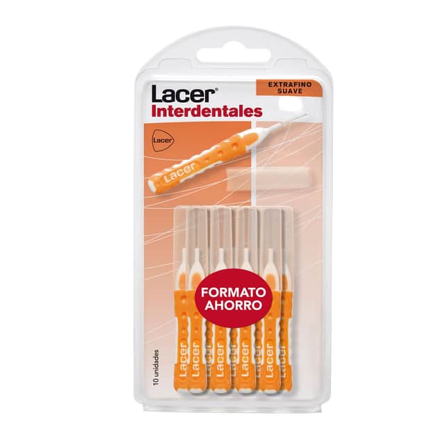 Lacer Cepillo Interdental Extrafino Suave Recto 10 unidades