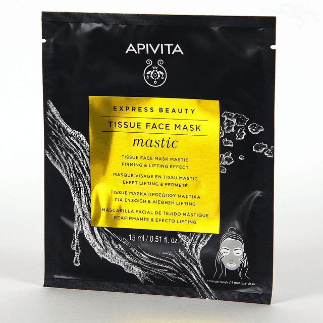 Apivita Mascarilla Facial de Tejido Reafirmante y Efecto Lifting 15ml