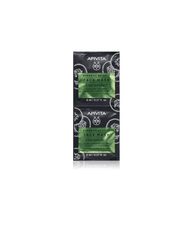 Apivita Express Beauty Mascarilla Facial de Pepino 6x2x8ml