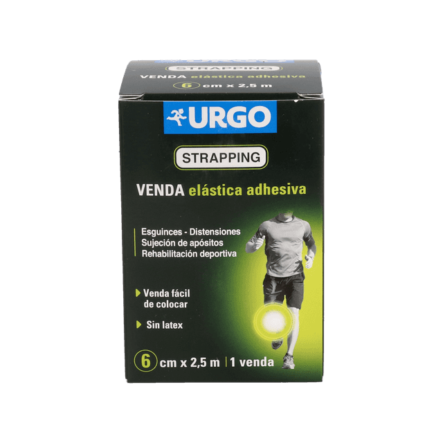 Urgo Strapping Venda Elástica Adhesiva 2,5m x 6cm