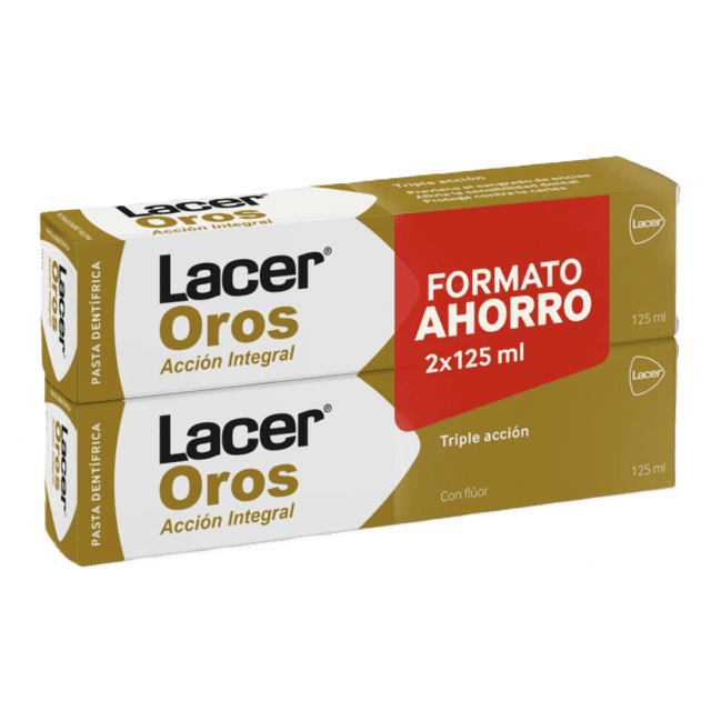 Lacer Oros Duplo Pasta Dental 2x125ml