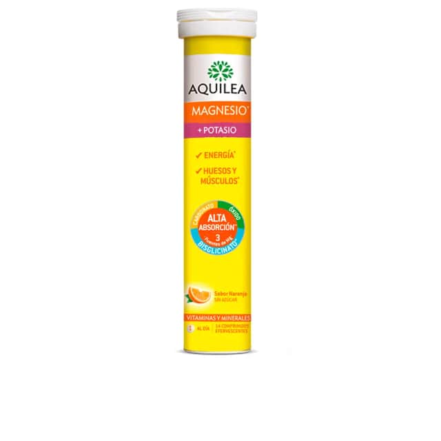 Aquilea Magnesio+ Potasio 14 comprimidos efervescentes sabor naranja