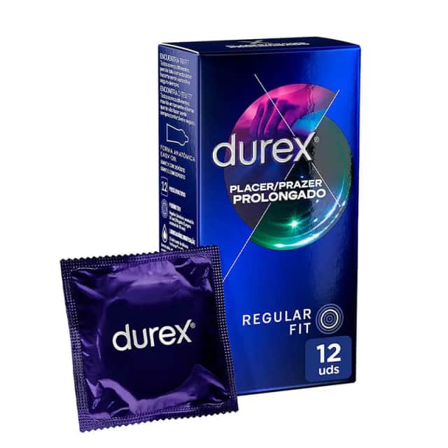Durex Placer Prolongado Preservativos 12 unidades