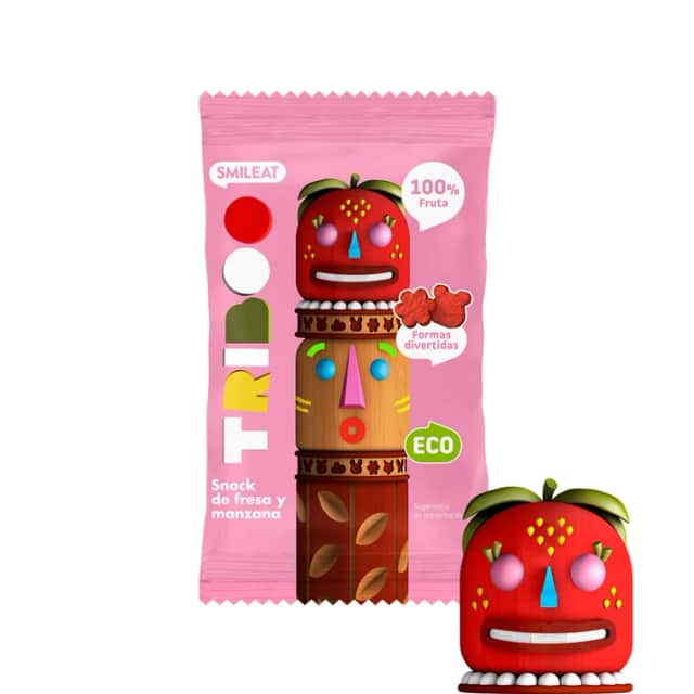 Smileat Sminolas Fresa y Manzana 30g