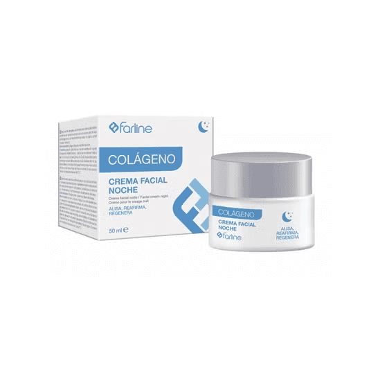 Farline Crema Facial De Noche Colágeno 1 Tarro 50 ml