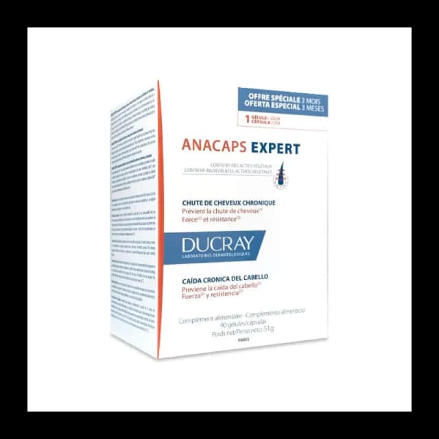 Ducray Anacaps Expert, 3x30 cápsulas