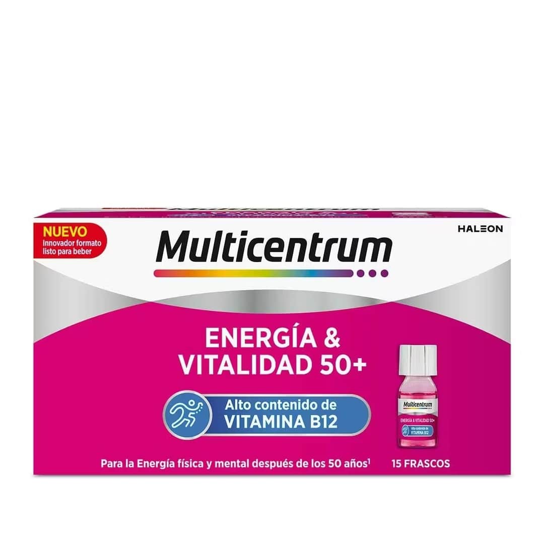 Multicentrum Energía & Vitalidad 50+ 15 frascos