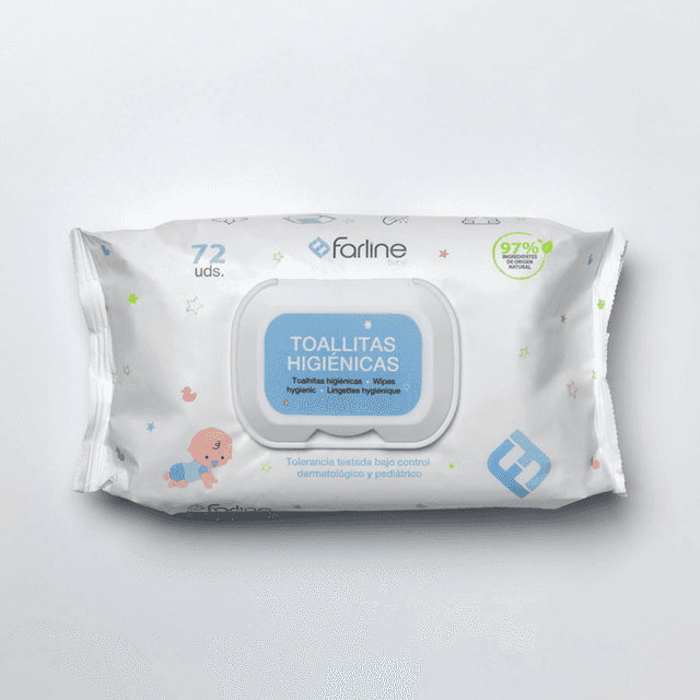 Farline Toallitas Bebé 72 uds