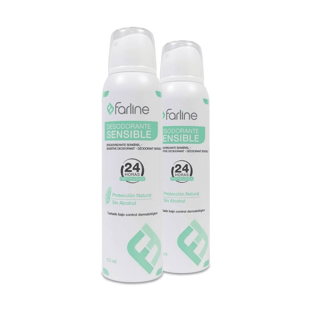 Farline Desodorante Spray Sensible Duplo 2 x 150ml