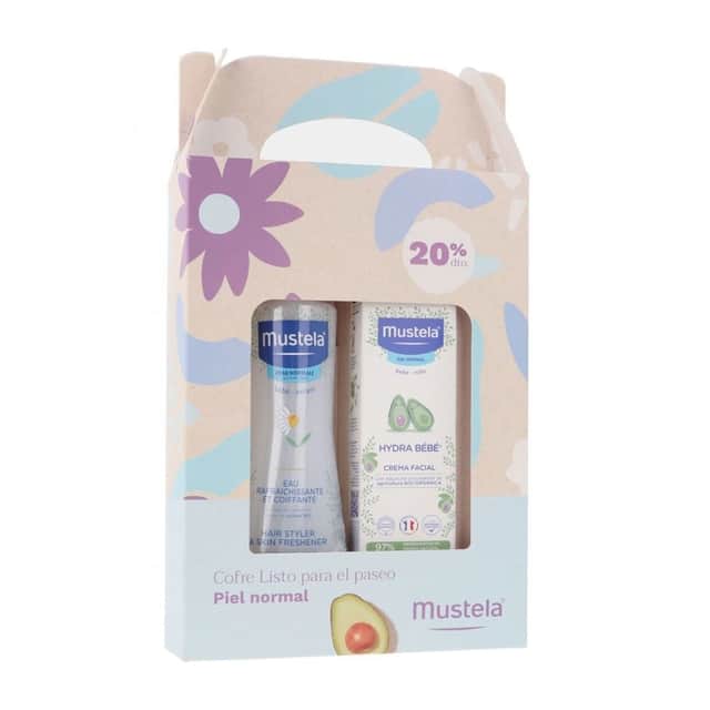 Mustela Cofre Agua para Peinar 200ml + Crema Facial 40ml