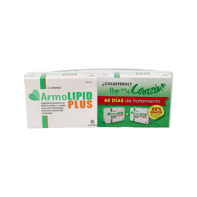 Armolipid Plus Pack 2 Envases 30 Comprimidos