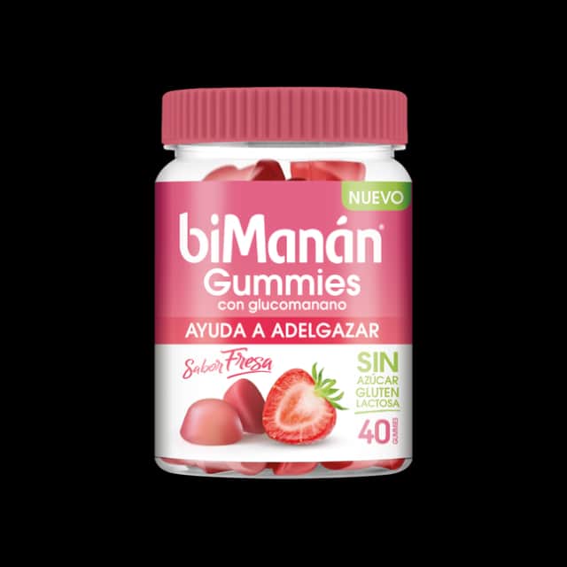 biManán Gummies Glucomanano 40 gominolas
