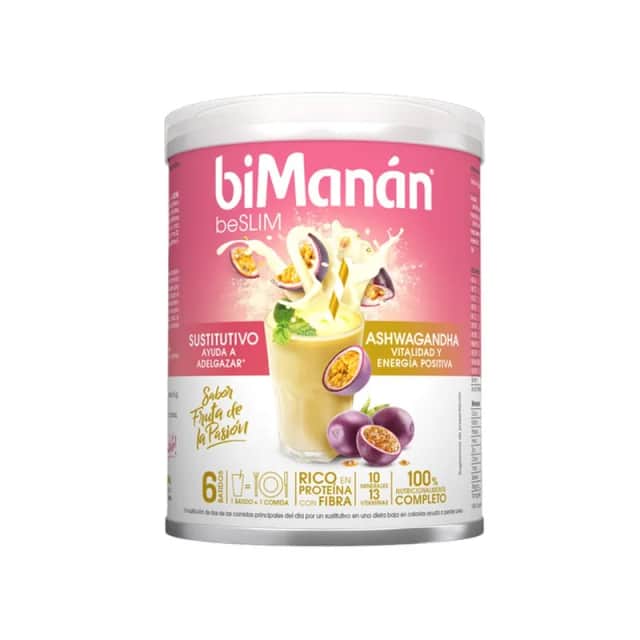 biManán Sustitutive Fruta de la Pasión y Ashwagandha 330g