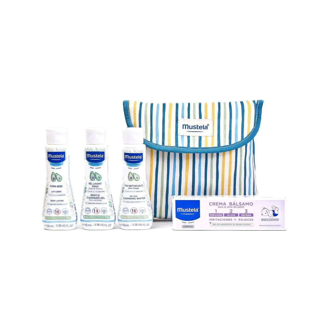 Mustela neceser Little Moments Rayas