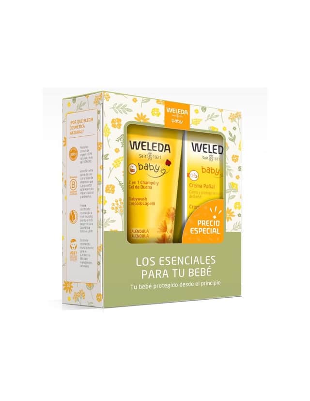 Weleda Set Cuidado Bebé Champú Gel + Crema Pañal