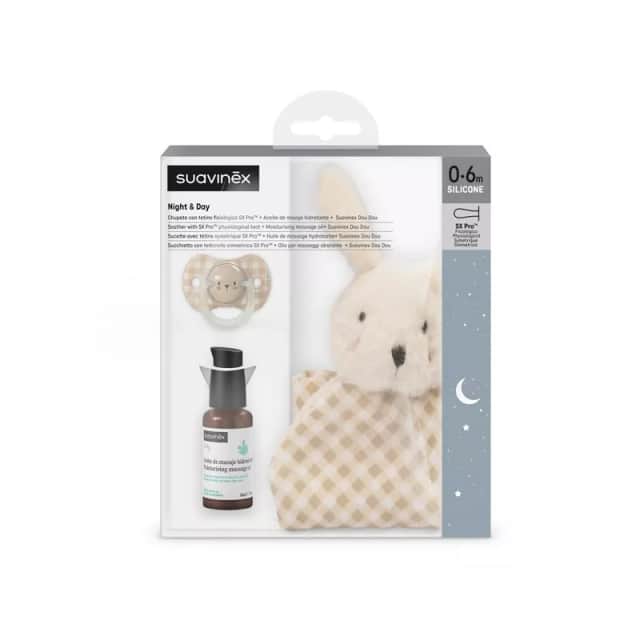 Suavinex Set de Regalo Noche y Día Conejo