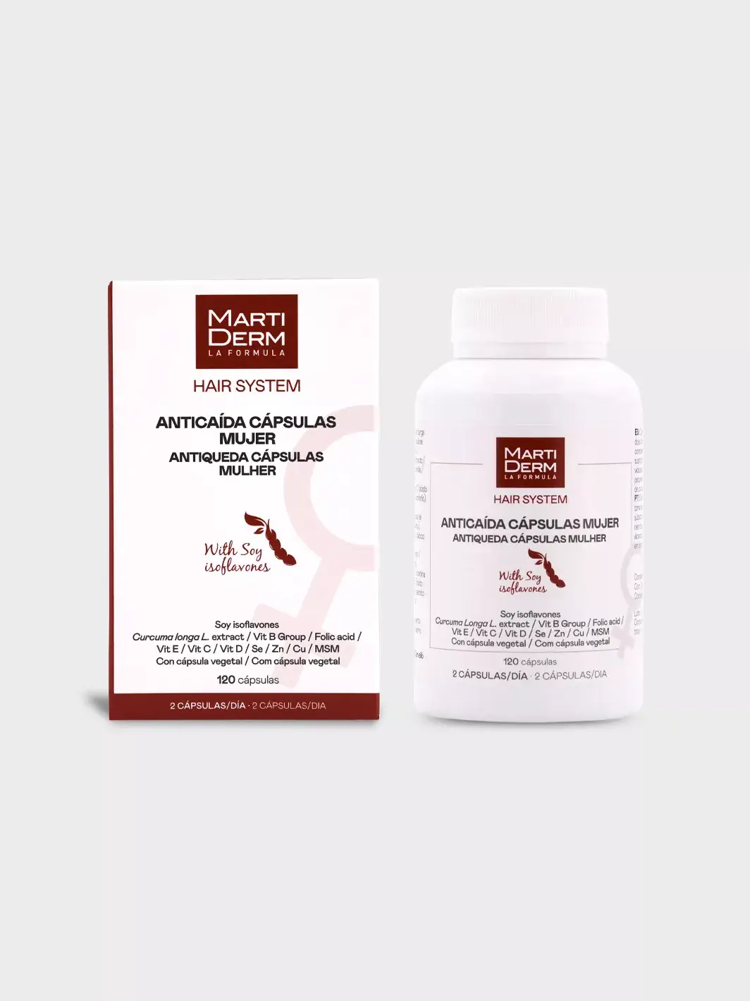 Martiderm Hair System Mujer 120 Caps - Anticaída
