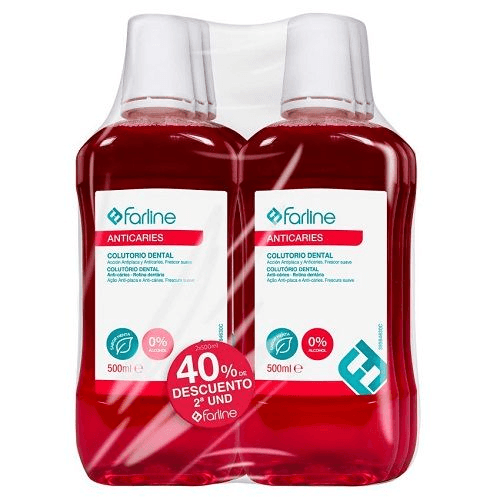 Farline Colutorio Anticaries Duplo 2x500ml