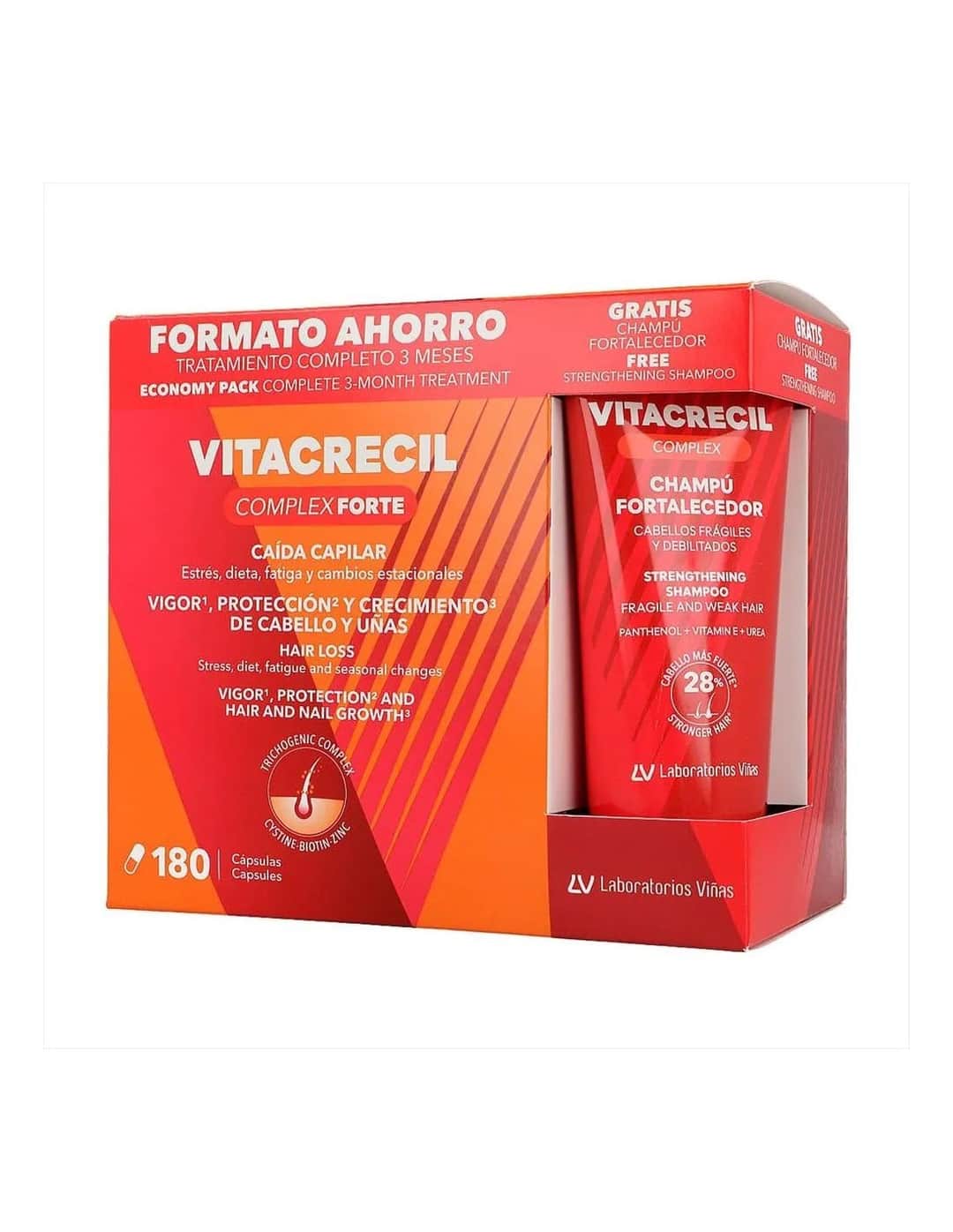 Vitacrecil Complex Forte 180 cápsulas + Champu 100ml