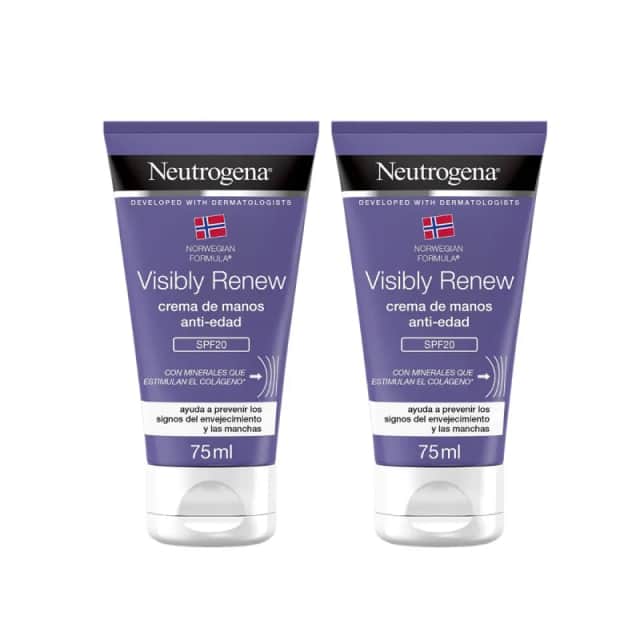 Neutrogena Crema Manos Anti Edad SPF20 2x75ml