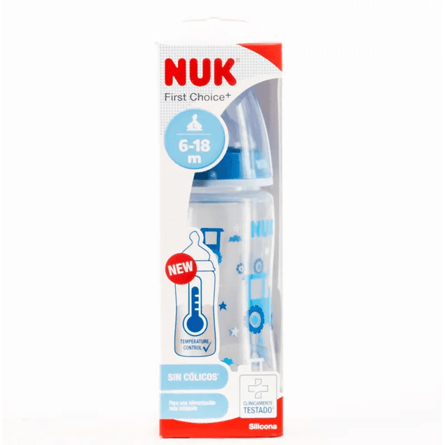Nuk Biberón First Choice+ Silicona 300ml