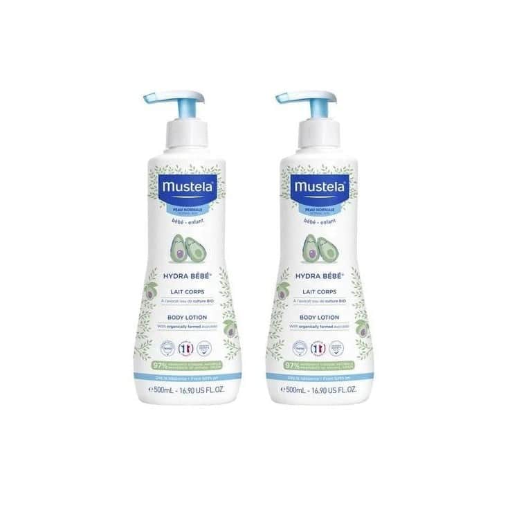 Mustela Duplo Hydra Bebé Leche Corporal 2x500ml