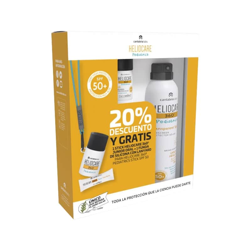 Heliocare Pediatrics Spray Transparente 200 ml + Stick 25g