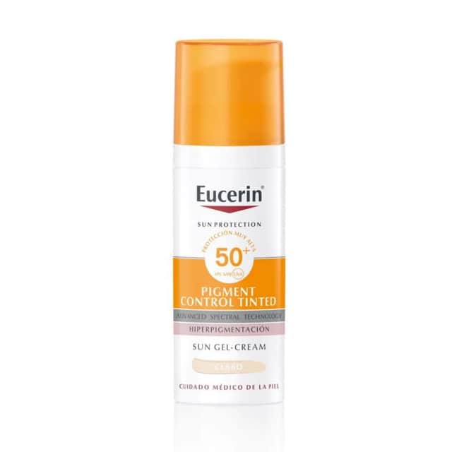 Eucerin Sun Pigment Control SPF50+ con color tono claro 50ml