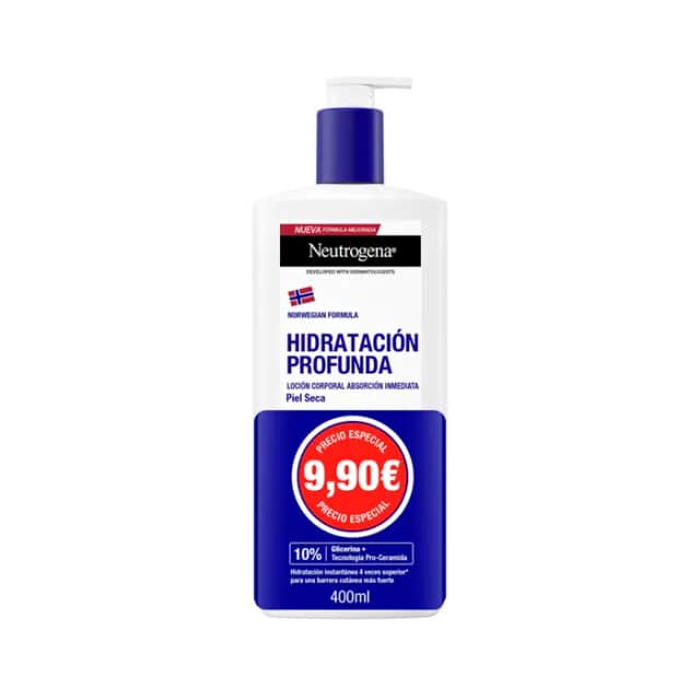 Neutrogena Hidratación Profunda Loción Corporal Absorción Inmediata 400ml