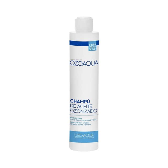 Ozoaqua Champú de Aceite Ozonizado Cabello Seco y Cabello Largo 250ml