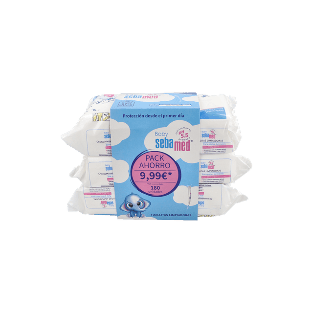 Sebamed Baby Toallitas Limpiadoras 3x60 Unidades