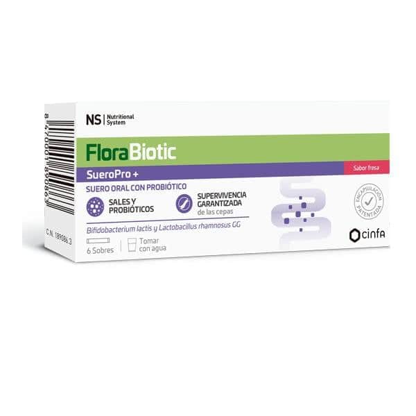 NS Florabiotic Sueropro+ Fresa 6 sobres