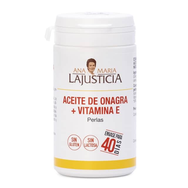 Ana María Lajusticia Aceite de onagra + Vitamina E 80 perlas