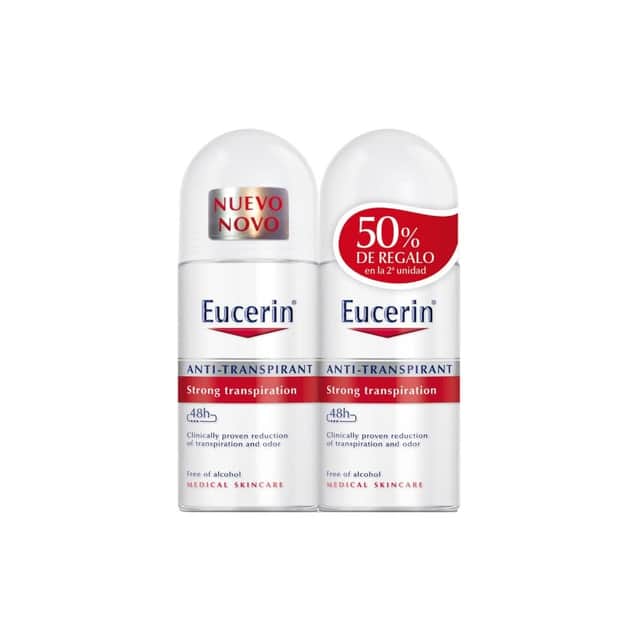 Eucerin Pack Desodorante Antitranspirante 48h Roll-on 2x50ml