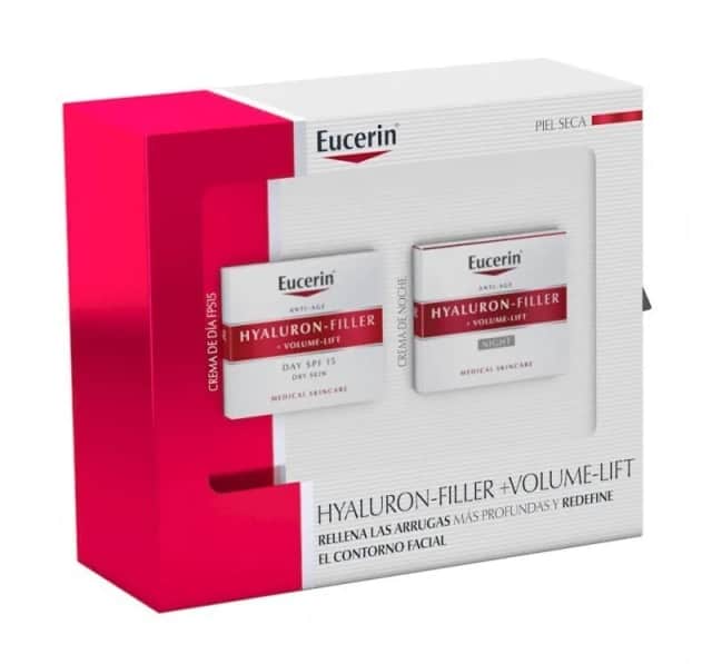 Eucerin Hyaluron-Filler + Volume-Lift Pack Crema de Día Piel Seca 50ml + Crema de Noche 50ml