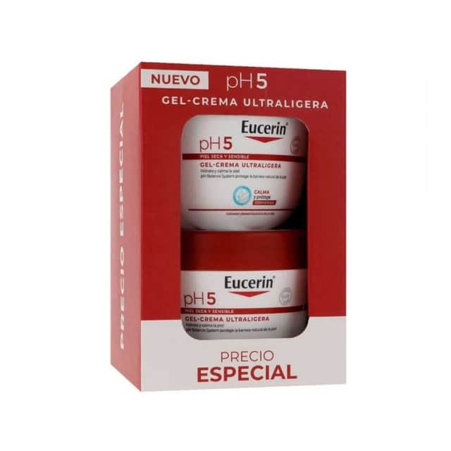 Eucerin pH5 Pack Gel-Crema Ultraligera Piel Sensible 2x350ml