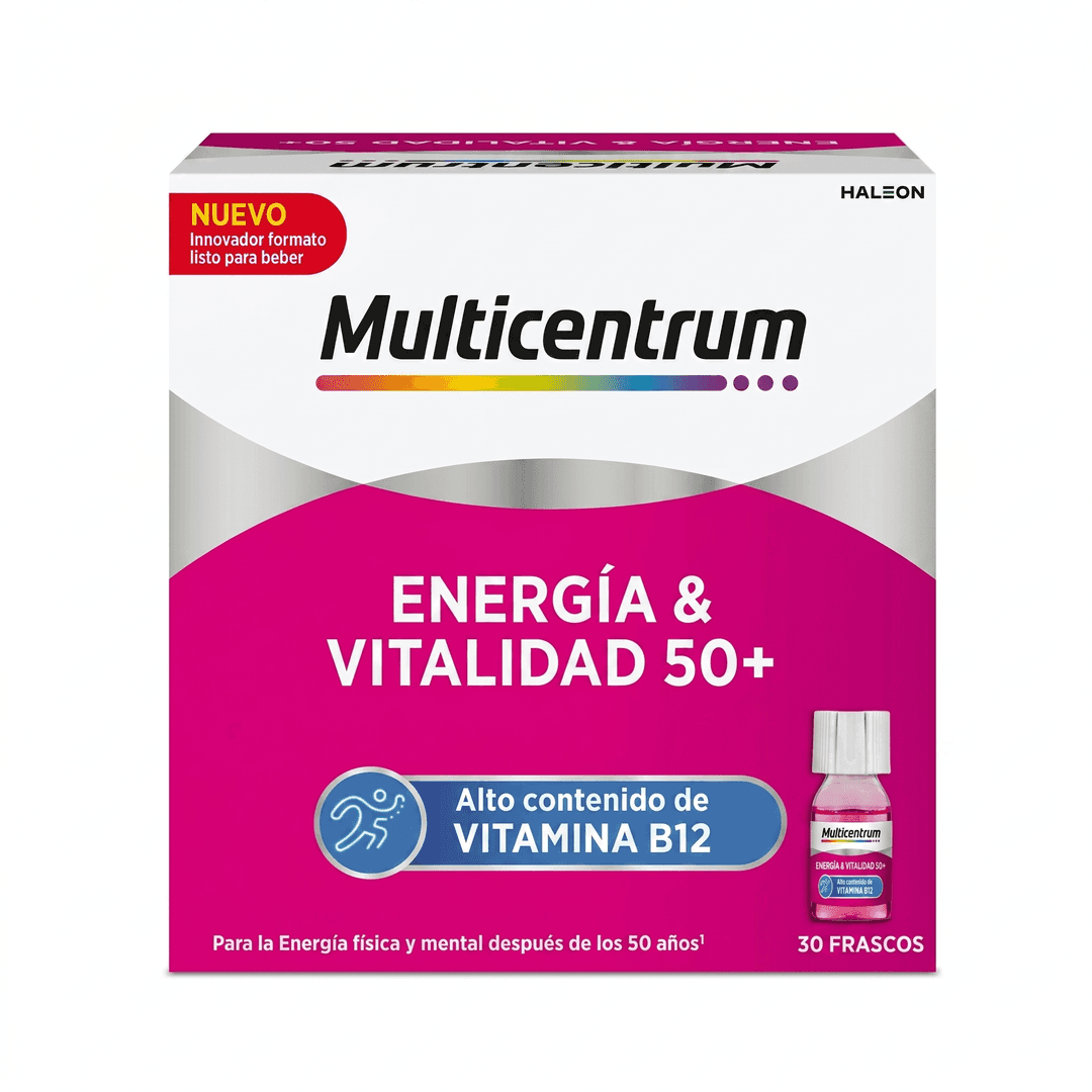 Multicentrum Energía & Vitalidad 50+ 30 frascos