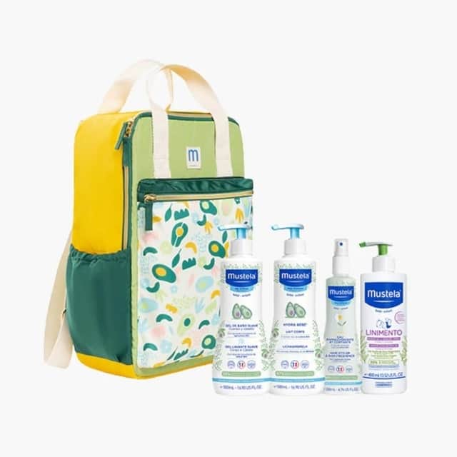 Mustela Mochila Family Adventures Pastel