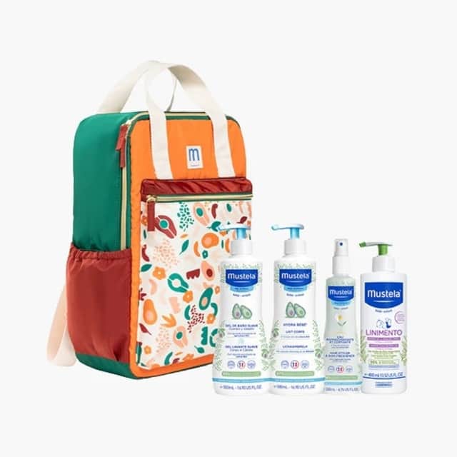 Mustela Mochila Family Adventures Terracota